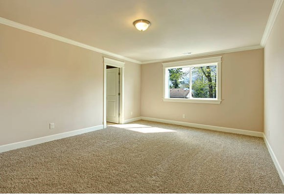 carpet in empty bedroom