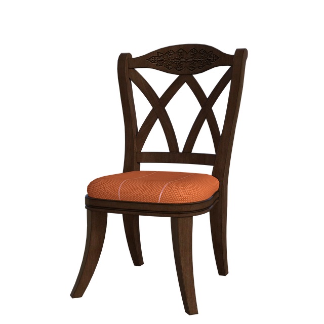 good looking old brown chair